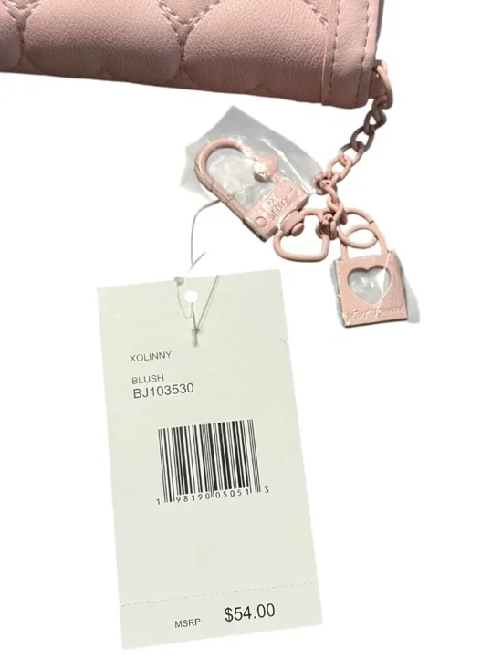 Betsey Johnson Pink Quilted Heart Card Case Wallet NWOT - Picture 9 of 9